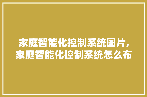 家庭智能化控制系统图片,家庭智能化控制系统怎么布线。 智能科技