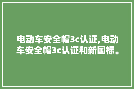 电动车安全帽3c认证,电动车安全帽3c认证和新国标。 智能科技