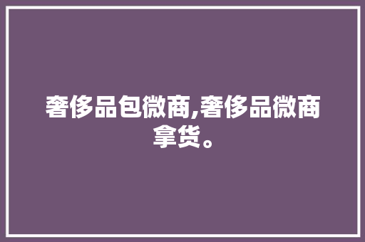 奢侈品包微商,奢侈品微商拿货。 智能科技